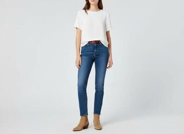 biała bluzka z krótkim rękawem zara: Zara, Bluzka damska, rozmiar M — 1