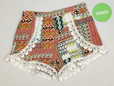 krótkie spodenki z szerokimi nogawkami: Urmoda, Szorty damskie, rozmiar M — 2