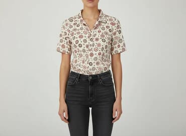 hm bluzki z krótkim rękawem: Bluzka damska, rozmiar S — 5