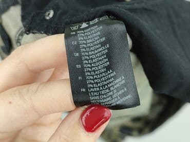duże spodnie: H&M Divided, Spodnie materiałowe damskie, L — 6