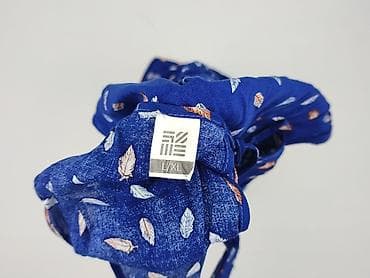 solar moda damska: Kombinezon damski bez rękawów w kolorze kobaltowym, we wzór piórek — 4