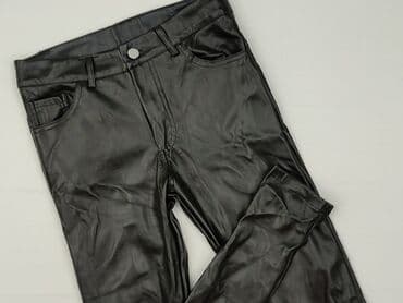 koszula damska z eko skóry: Material trousers for women, size S — 2