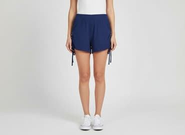 granatowe spodenki damskie: Shein, Szorty damskie, rozmiar M — 7