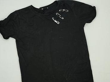 bluzki czarne basic: T-shirt damski, rozmiar M — 1
