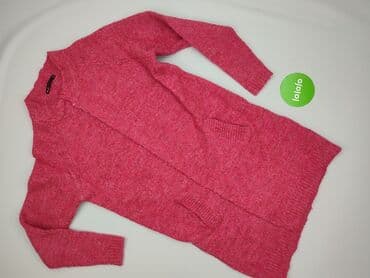 ponczo sweter: Kardigan damski, M — 2