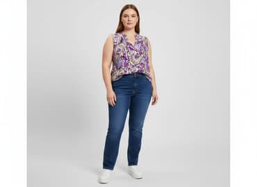 bluzka do ołówkowej spódnicy: Жіноча блуза, розмір 5XL — 1