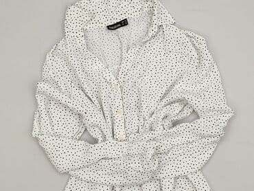 reserved top z piorami: Janina, Koszula damska, M — 1