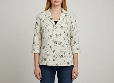 koszula puro lino: Bluzka damska, rozmiar M — 6