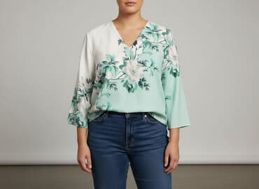 bluzka w kwiaty new yorker: Bluzka damska, rozmiar 2XL — 7