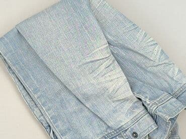 cropped blue jeans: Spodnie 3/4 damskie, rozmiar L — 6
