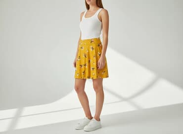 spódnice w drobne kwiaty: CKH Clockhouse, Spódnica damska, rozmiar L — 1