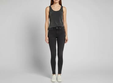 bluzki z transparentnymi rękawami: Terranova, Top damski, rozmiar S — 1