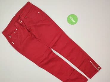 legginsy z suwakiem: Spodnie materiałowe damskie, S — 2