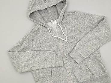 bluzy h: H&M Basic, Bluza z kapturem damska, rozmiar L — 1