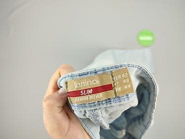 jeansy do kostek: Janina, Jeansy damskie, rozmiar XL — 4