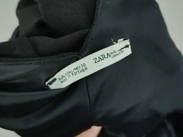 czarna długa sukienka zara: Zara, Sukienka damska, rozmiar L — 4