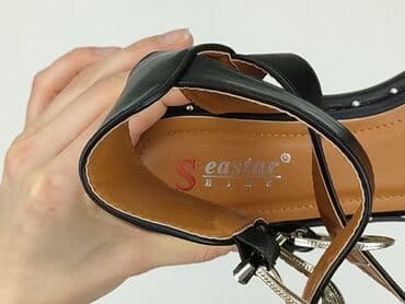 buty wiązane na kostce ccc: Seastar, Sandały damskie, rozmiar 38 — 7