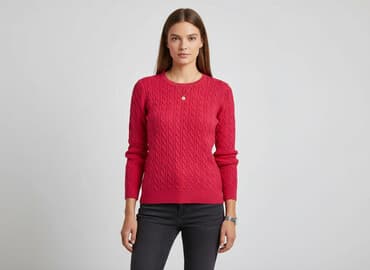 koszula swoateczna: Papaya, Sweter damski, rozmiar L — 6