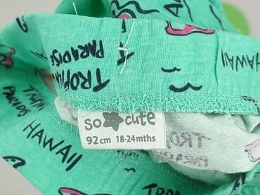 koszulki z fajnymi napisami: Krótkie spodenki, So cute, 1.5-2 lat, 92, stan - Idealny — 4