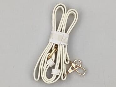 chusta na głowę: Biały pasek/pałąk do torebki z karabińczykami - Kolor: biały - — 1