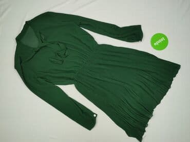 sukienka wieczorowa długa butelkowa zieleń: Sukienka damska, rozmiar S — 3