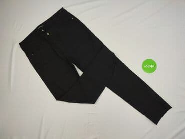 jeansy plus size wysoki stan: Laura Torelli, Spodnie materiałowe damskie, 3XL — 3