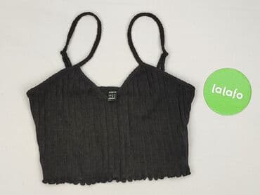 bluzki z odkrytymi ramionami czarne: Shein, Top damski, M — 2