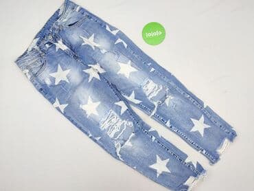 jeansy z piórami: Denim, Jeansy damskie, rozmiar S — 2