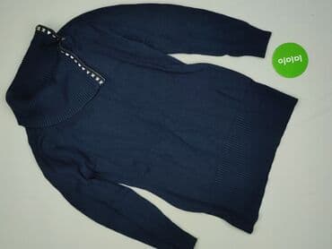 sweter z tiulowymi rękawami: Sweter damski, rozmiar M — 2