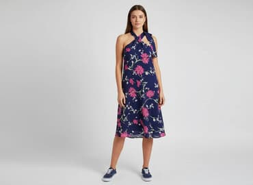 rozkloszowane sukienki midi: Kaleidoscope, Sukienka damska, rozmiar M — 7