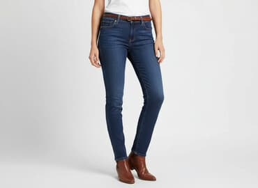 długie spodnie damskie dla wysokich: Jeansy damskie, rozmiar XS — 6