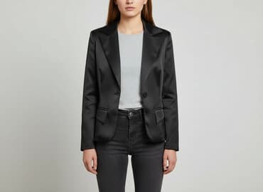 marynarka sukienka czarna: Marynarka damska, rozmiar S — 1