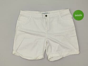 spodnie woskowane białe: In Extenso, Shorts for men, size 4XL — 2