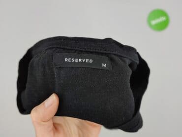 reserved czarne t shirty: Футболка жіноча, розмір M — 4