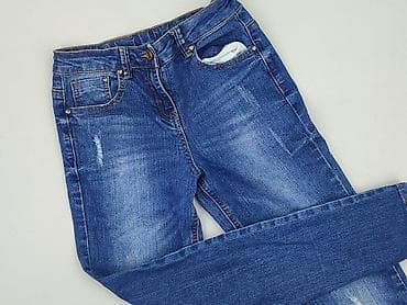 kurtka cos: Spodnie jeansowe, George, 10 lat, 140, stan - Idealny — 1