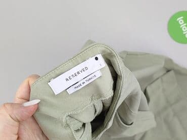 spodnie sinsay szerokie: Spodnie materiałowe damskie, rozmiar L — 4