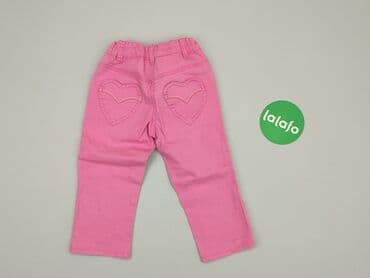 spodnie czarne woskowane: Denim pants, 12-18 months, condition - Very good — 3