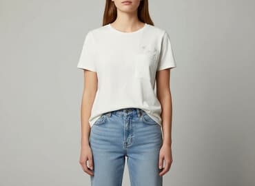 sinsay bluzki biale: Sinsay, T-shirt damski, rozmiar M — 6