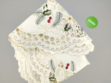 Tekstylia: Obrus 90 x 40, kolor - Beżowy, stan - Idealny — 4