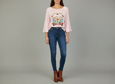 bluzka z samochodem: Bluzka damska, rozmiar L — 1