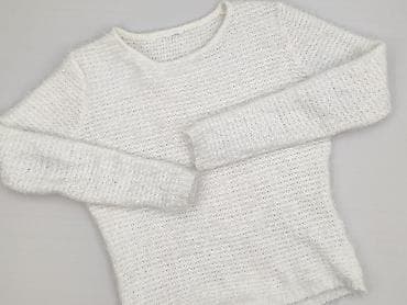 szara bluza pull and bear: Sweter damski, rozmiar L — 1
