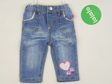 koszulka z minionkami: Denim pants, 3-6 months, condition - Very good — 2
