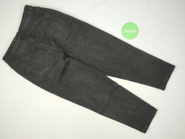 woskowane jeansy z wysokim stanem: Jeansy damskie, rozmiar M — 3