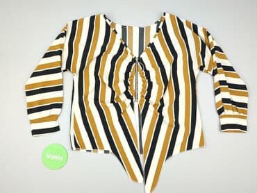 bluzka żółta w czarne paski: Bluzka damska, rozmiar XL — 2