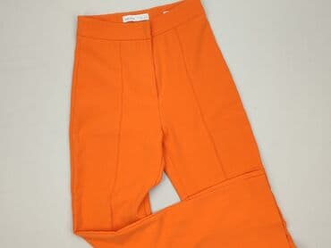 pomarańczowa marynarka mohito: Spodnie materiałowe damskie, S — 1