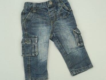 h: Denim pants, 3-6 months, condition - Good — 1