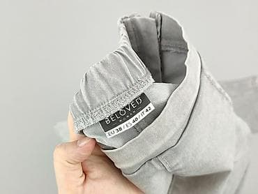 szerokie spodnie pull: Leggings, Spodnie materiałowe damskie, rozmiar S — 4