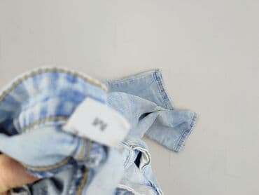 biale szerokie jeansy: Jeansy damskie, rozmiar M — 4