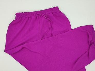 sweter rozowy: Spodnie damskie – fuksja/magenta - Krój: proste nogawki, luźne — 1