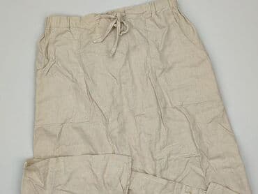 koszula nocna lniana: Spodnie materiałowe damskie, rozmiar M — 1